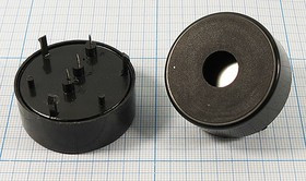 Излучатель звука пьезокерамический без генератора с обратной связью (6~15)В, Резонансная 3.1кГц обрс