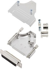6355-0008-13, DB-25 Socket D-Sub Connector Kit, Steel