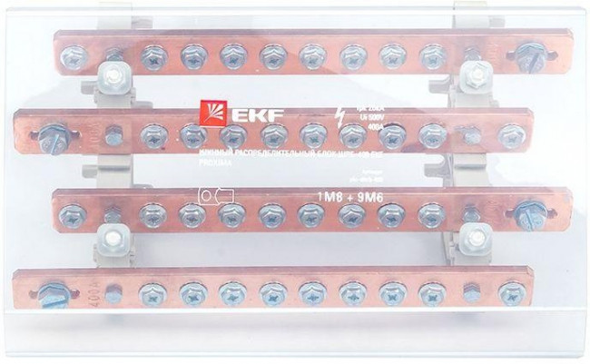 Блок распределительный шинный ШРБ-400 EKF plc-shrb-400 Блок распределительный шинный ШРБ-400 EKF plc-shrb-400