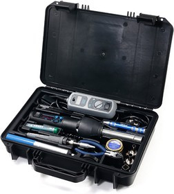 Набор для пайки YIHUA (паяльник, фен, расходные материалы и ручной инструмент)