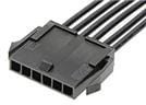 214753-2043, Rectangular Cable Assemblies Micro-Fit 3.0 SR P-S 4CKT 600 MM Au