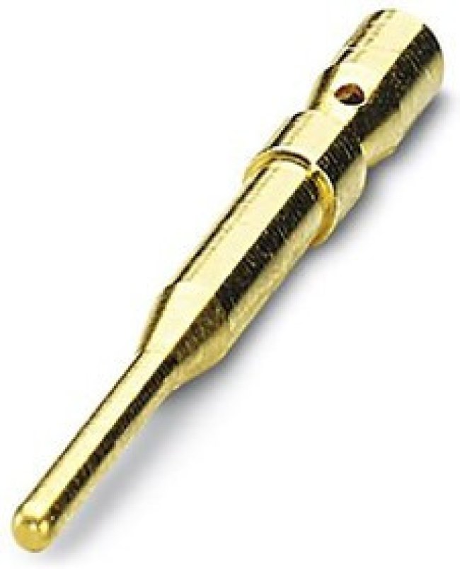 1623777, Male Crimp Circular Connector Contact, Contact Size 1mm, Wire Size 0.14 0.56 mm²
