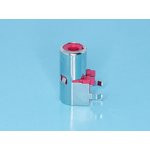 Гнездо RCA (тюльпан) на плату(К366L, красный)(RP-8-R)., Разъем
