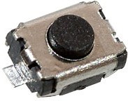 IT-1185AP2-160G-G, кнопка тактовая 4.9х2.9 SMD h=2.0мм с фикс.на плату