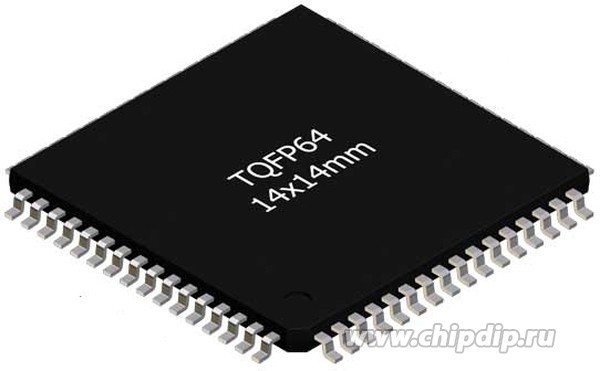 DIP40/64-TQFP64 16x16 mm 0,8 mm pitch, ZIF-Enplas, Адаптер для программирования микросхем (=HTQ6408, DP40/TQL64ST1, AE-Q64-ATm128, TSH-D40/T