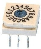 94HBB16T, Coded Rotary Switches Rotary DIP Switch 16 Pos
