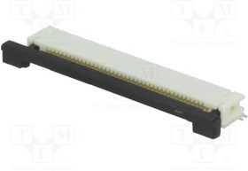 PCA-6-LA-40-HL-3, Разъем: FFC (FPC), горизонтальный, PIN: 40, SMT, 0,4А, 30мОм, 0,5мм