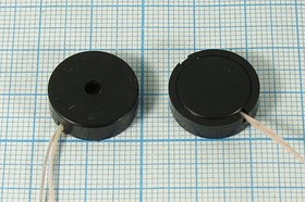 Излучатель звука пьезокерамический без генератора 17x5мм, с гибкими выводами, зп 17x 5\1~20\\ 5,0\2L