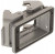 09300100392, Разъем для тяжелых условий, 0, Основа, сквозной монтаж с гайкой, Корпус из Алюминия, 2 Рычага, 10B