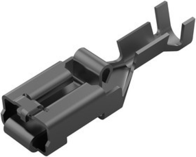 281827-2, Клеммы быстрого отключения, Positive Lock 250, Гнездовой Быстрого Соединения, 6.35мм x 0.81мм