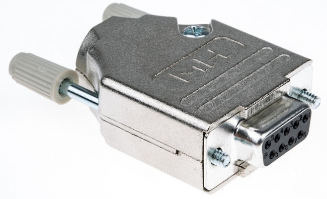 MHDTZK9-DB9S-K, Разъем D-Sub; PIN: 9; вилка; "мама"; прямой; пайка