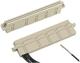 09020643214, DIN 41612 Connectors 64P 2A FEMALE CBLMNT ORDER CONTACTS SEP.