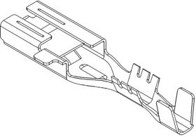 12065892-L, Automotive Connectors F TIN 480SERIES TERM CBL RNG 3.00-2.00MM2