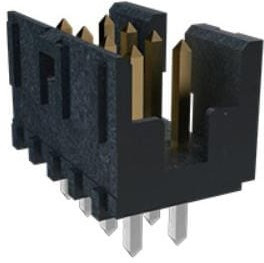 98414-F06-06ULF, Headers &amp; Wire Housings Shrd Hdr,T/M,Dble Rw 6P, Vert, Gold Flash