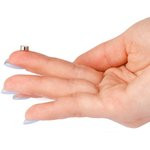 Неодимовый магнит диск 6х3 мм, N35SH, диаметральное