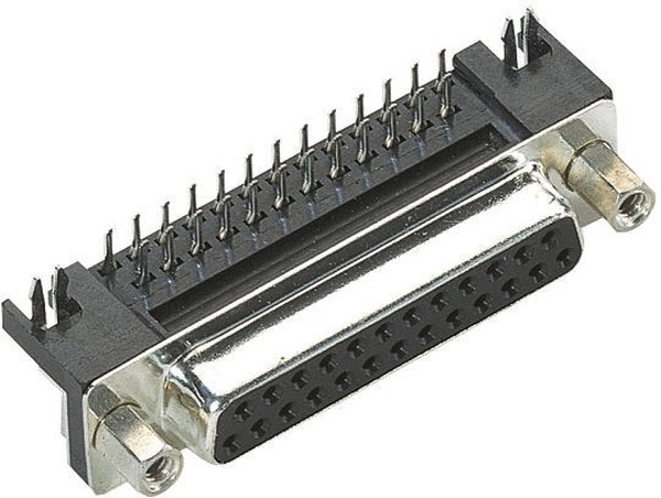 09681537612, D-Sub Standard Connectors 9P DSUB FEMALE R/A STAMPED SOLDER PIN