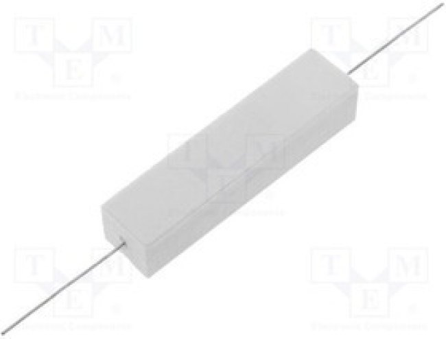 AX20W-18R, Резистор: проволочный, керамический, THT, 18Ом, 20Вт, ±5%