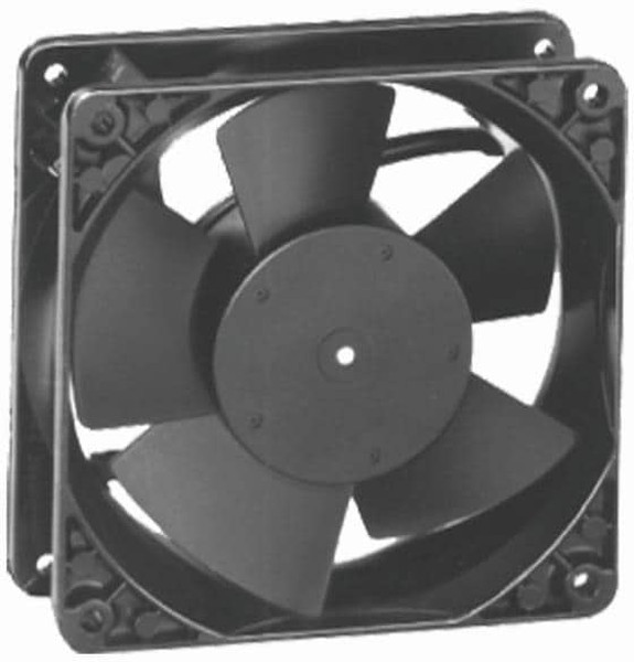 4114NHU-295, DC Fans DC Tubeaxial Fan, 119x119x38mm, 24VDC, 140CFM, 11W, 57dBA, 4400RPM, Ball, IP68