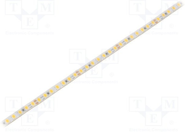 HH-S168F005-2835-24 WW WHITE PCB IP65A, Лента LED, белый теплый, 2835, 24В, LED/м: 168, 5мм, белая PCB