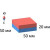 Неодимовый магнит прямоугольник 50х50х20 мм