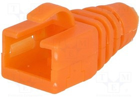 RJ45SRB-RET-O, Корпус вилки RJ45, Цвет: оранжевый