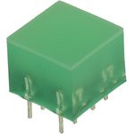 L-875/4GDT световая полоса зеленая 10х10мм 10мКд