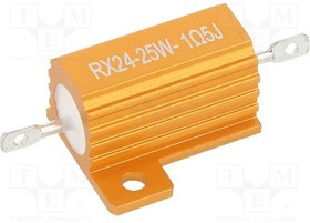AHP25W-1R5J, Резистор: проволочный, с радиатором, 1,5Ом, 25Вт, ±5%, 50ppm/°C
