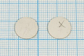 Пьезоэлемент ультразвуковой, размер 12 x 0.55, форма диск, частота 170кГц, марка материала ЦТСНВ-1