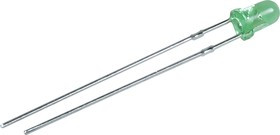 L-132XGT, Светодиод зеленый 50° d=3мм 40мКд 568нМ