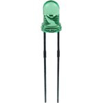 L-132XGT, Светодиод зеленый 50° d=3мм 40мКд 568нМ