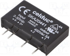 SKA20441, Реле: полупроводниковое, SPST-NO, Uупр: 3-30ВDC, 5А, 12-460ВAC