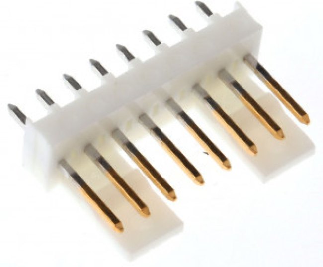 22-29-2081, KK 254 Series Straight Through Hole Pin Header, 8 Contact(s), 2.54mm Pitch, 1 Row(s), Unshrouded 22-29-2081, KK 254 Series Straight Through Hole Pin Header, 8 Contact(s), 2.54mm Pitch, 1 Row(s), Unshrouded