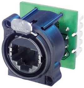 Neutrik NE8FAV-YK панельный разъем RJ45 под зажим провода IDC, пластиковый