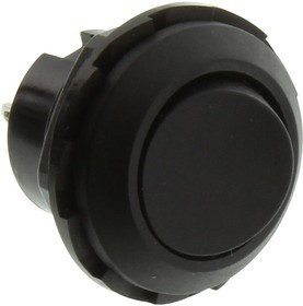 RR3130BBLKBLKES, ROCKER SWITCH, DPDT, BLACK, PANEL