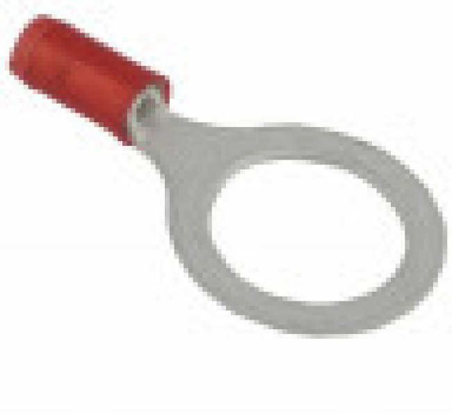 8-328975-1, Клемма с кольцевым наконечником, M12, 1/2", 16 AWG, 1.42 мм², PIDG, Красный