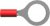 8-328975-1, Клемма с кольцевым наконечником, M12, 1/2", 16 AWG, 1.42 мм², PIDG, Красный