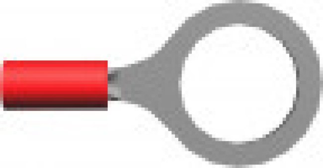 8-328975-1, Клемма с кольцевым наконечником, M12, 1/2", 16 AWG, 1.42 мм², PIDG, Красный