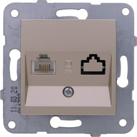 МОДУЛЬ Розетка TF бронза Karre Plus WKTT0402-2BR