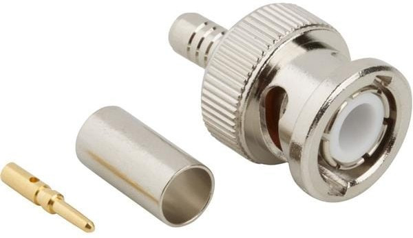 000-36875, RF/COAXIAL, BNC PLUG, STRAIGHT, 50 OHM, CRIMP