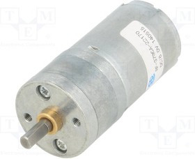 POLOLU-1583, Двигатель: DC, с редуктором, LP, 6ВDC, 2,4А, Ось: D профиль, 20,4: 1