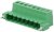 1825378, Pluggable Terminal Blocks 8 Pos 5.08mm Invert Plug 24-12AWG Screw