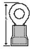 0190730085, Terminals RING-TRM 16-14 #08 NYL BLU