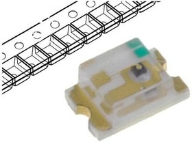 LL-S172SC-2S, LED; SMD; 0805; red; 7?13mcd; 2x1.25x0.8mm; 120°; 1.8?2.5V; 20mA