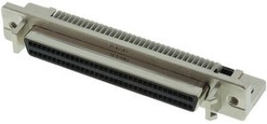 5787082-7, Amplimite .050 III 68 Way Right Angle Through Hole D-sub Connector Socket, 2.54mm Pitch, with 5787082-7, Amplimite .050 III 68 Way Right Angle Through Hole D-sub Connector Socket, 2.54mm Pitch, with
