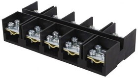 E.4009, Клеммник, зажим под винт, 35мм2, 125А, Кол-во полюс: 5, клеммы: 10