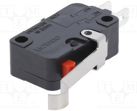 D3V-164M-1A4, Микропереключатель SNAP ACTION, с рычагом с имитацией ролика