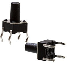 KAN0611-0951A100-42, кнопка тактовая 6*6мм высота 9мм (=SKHHANA010)