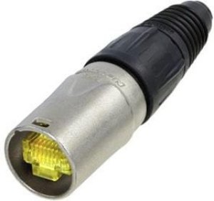 NE8MX-1-D, Modular Connectors / Ethernet Connectors CAT5 Cable Carrier Nickel TOP