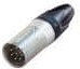 NC6MSX, CONNECTOR, XLR, PLUG, 6 POSITION
