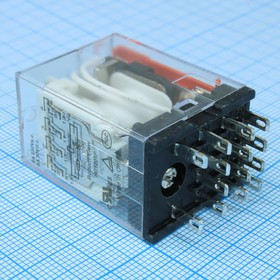 HF18FH/A220-4Z13D, Реле силовое 6А 4 группы на переключение катушка 220В переменного тока HF18FH/A220-4Z13D, Реле силовое 6А 4 группы на переключение катушка 220В переменного тока